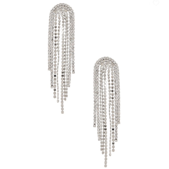 SHASHI Casino earrings in silver - Picture 1 of 4